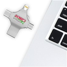 Cicero 3 Way Metal USB