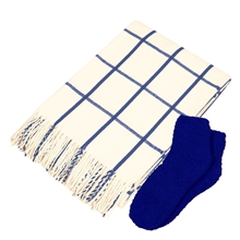 Charleston Throw Fuzzy Socks Set