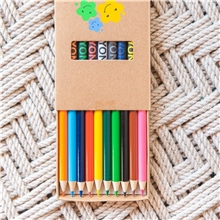 19 Piece Crayon And Pencil Set