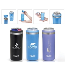 Liquid Fusion(R) 12 oz Double Wall, Stainless Steel Skinny Can Cooler