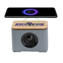 Tulare Eco - Friendly Cement Bamboo Speaker and Wireless Charger