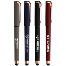 Islander Softy Rose Gold Gel Pen w / Stylus