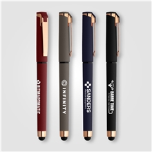 Islander Softy Rose Gold Gel Pen w / Stylus