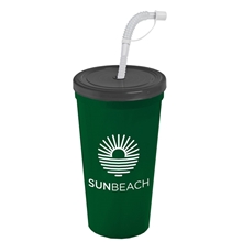 24 oz Sports Sipper Cup with Flex Straw
