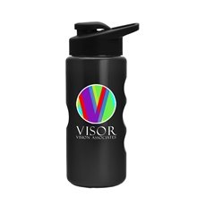 Mini Peak - 22 oz Tritan(TM) Metalike Bottle with Drink thru lid and Digital imprint