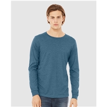 BELLA + CANVAS - Heather CVC Long Sleeve Tee