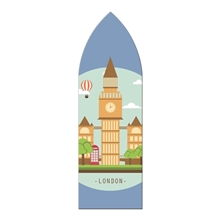 Gothic Arch Full Color Paper Bookmark