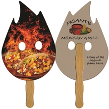 Flame Recycled Hand Fan - Paper Products
