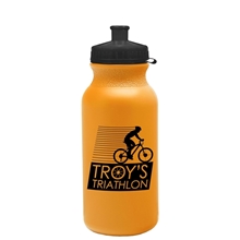 The Omni - 20 oz Bike Bottles with Tethered Push - Pull Cap