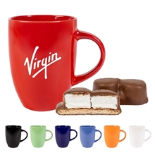 10 oz Ceramic Mug with Mini Smores Kit
