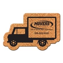 Cork Coasters - Box Truck Shape