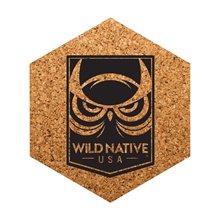 Hexagon Cork Coaster
