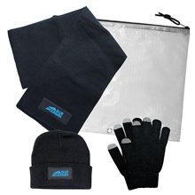 3 Piece Knit Set with All Purpose Pouch