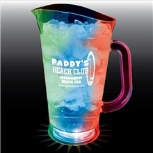 70 oz 3- Light Textured Plastic Beer Pitcher with Handle