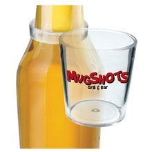2 oz Plastic Bottle Neck Sidecar Shot Glass
