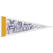 4x10 Felt Pennant - Color - Me - With 1 sewn Strip