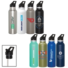 Colson 20 oz Vacuum Insulated Water Bottle w / Straw Lid