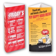 Large 3- Sided 11 Pt. Glossy Table Tent
