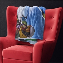 100 Polyester Mini Epic Plush Sublimated Blanket