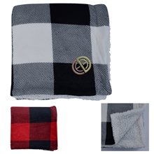 Buffalo Plaid Sherpa Blanket
