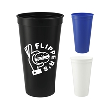 Solid 24oz Recycled Stadium Cup