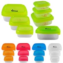 Square Portion Control Containers