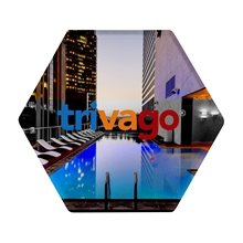 Full Color Acrylic Hexagon Award