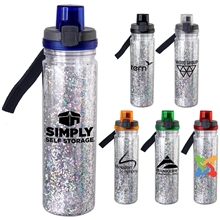 Locking 18 oz Confetti Bottle
