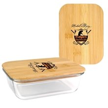 Bamboo Glass Container