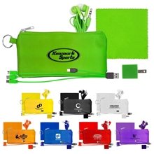 Large Stretchy Wall, Cable, Cloth Buds Set