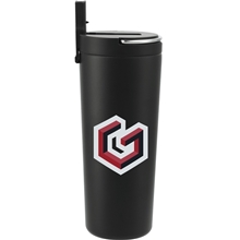 Thor Copper Insulated Tumbler 24oz Flip Straw Lid