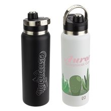 NAYAD(R) Traveler 40 oz Stainless Double - wall Bottle with Twist - Top Spout