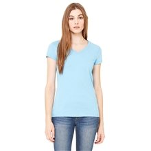 Bella + Canvas Ladies Jersey Short - Sleeve V - Neck T - Shirt