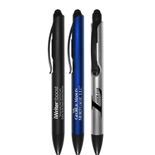 iWriter(R) Boost Stylus Retractable Ball Point Pen Combo - Black Ink