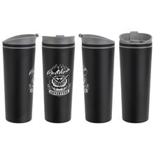Commuter 17 oz Double - wall Polypropylene Tumbler with Flip Top Closure