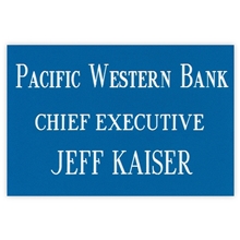 Los Angeles Standard Plastic Name Badge (Standard Size 2 x 3)