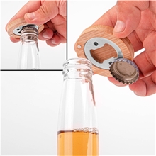 Bamboo Bottle Opener with Magnetic
