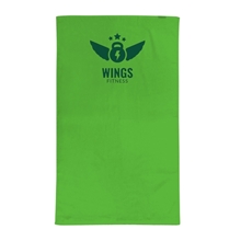 Fitness Terry Velour Towel Dobby Hem