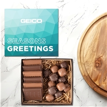 6 Piece Cookie and Confection Gift Box with Sea Salt Caramels