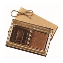 Custom Chocolate Squares Gift Box (1 1/4oz)