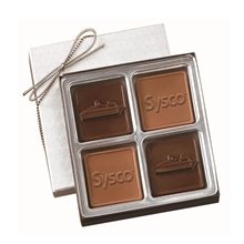 Custom Chocolate Squares Gift Box (2 1/2oz)
