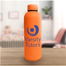 17 oz Double Wall Stainless Steel Bottle with a Rubberized Finish