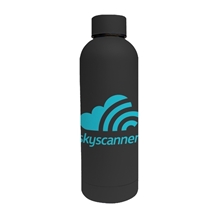 17 oz Double Wall Stainless Steel Bottle with a Rubberized Finish