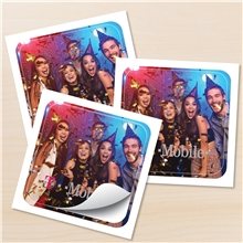 4 x 4 Rounded Corner Sticker