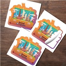 4 x 4 Kiss Cut Stickers