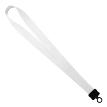 1 Dye - Sublimated Stretchy Elastic Lanyard with Plastic Clamshell and Plastic O - Ring