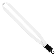 3/4 Dye - Sublimated Stretchy Elastic Lanyard with Plastic Snap - Buckle Release