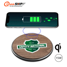 Chayes Walnut 15W Qi Wireless Charger