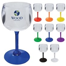 12 oz Standard Stem Plastic Wine Goblet