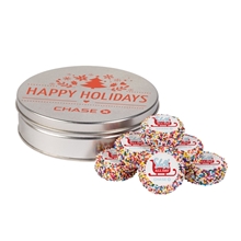 Custom Dipped Sandwich Cookies in Tin - 7pc